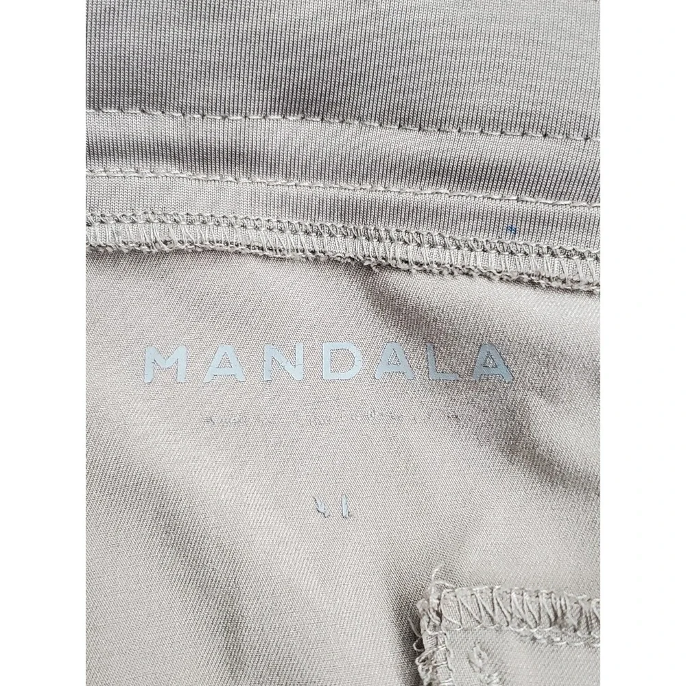 Mandala Women Scrub Pants XL Taupe Jogger Equa-Tek Logo